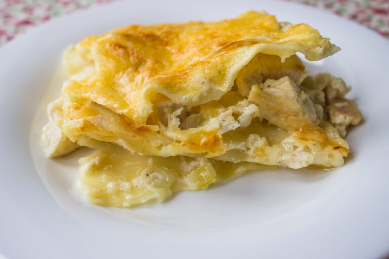 Лазанья с курицей рецепт с фото
