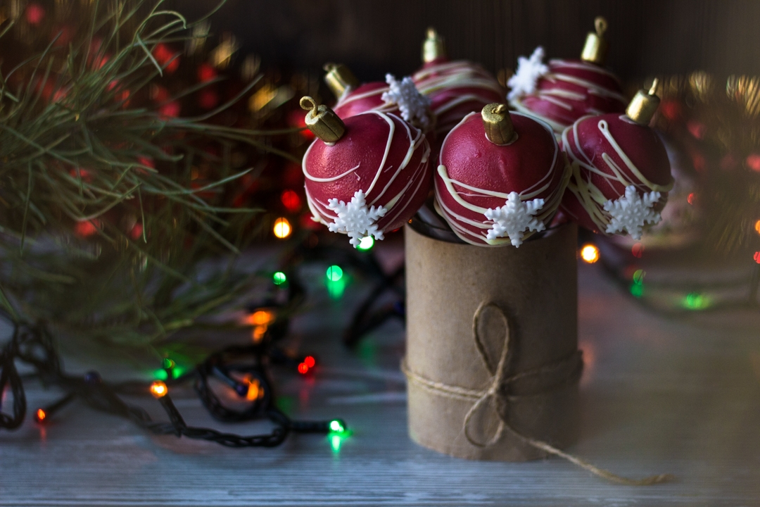 Новогодние кейк-попсы