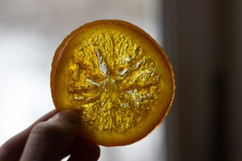 Карамелизованные апельсины