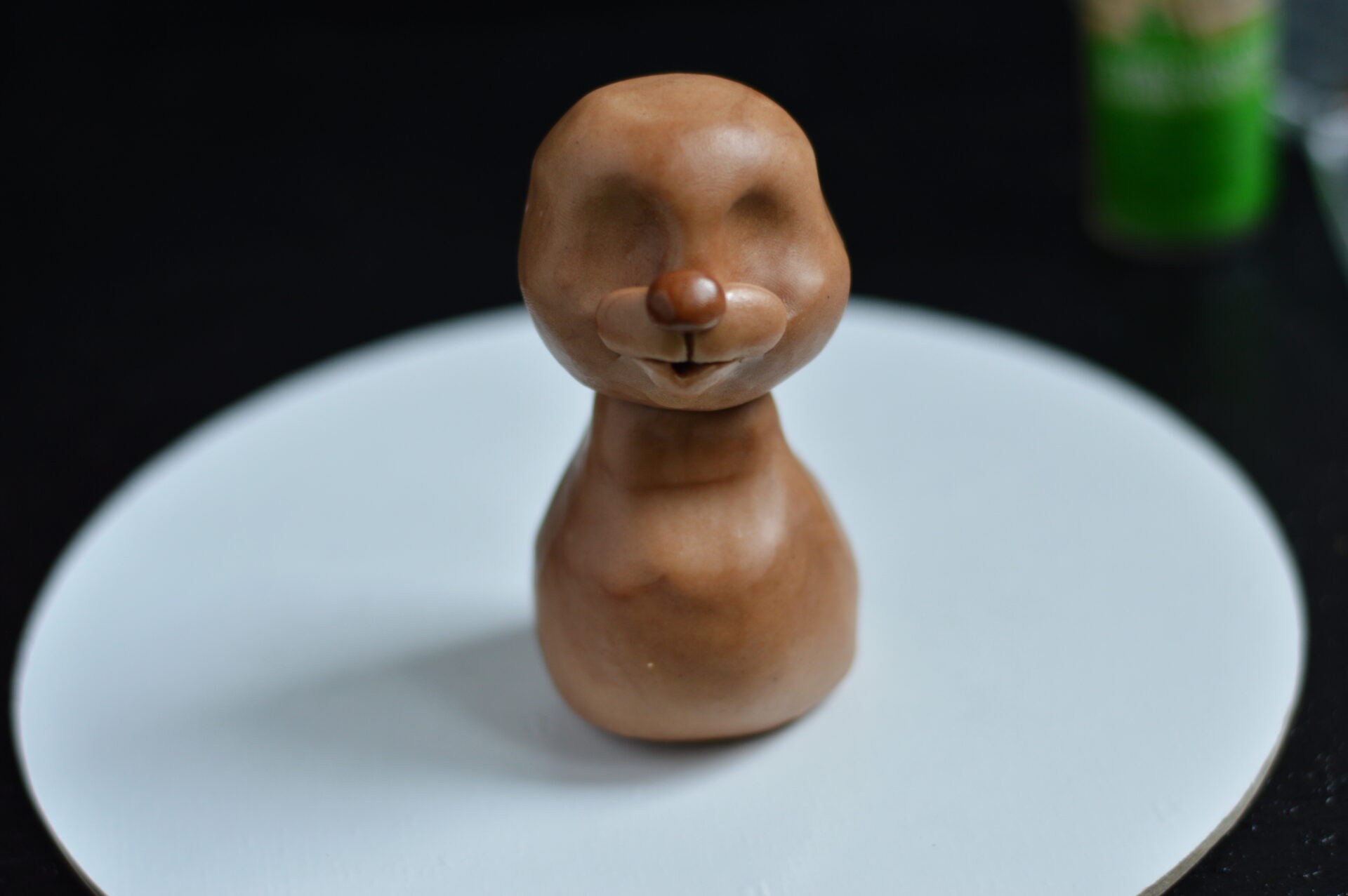 Мишка из мастики