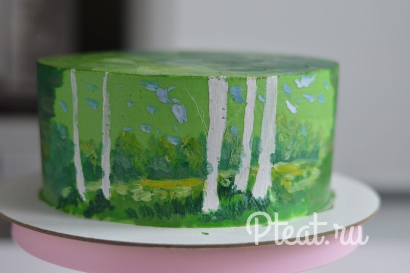 Рисунок на торте