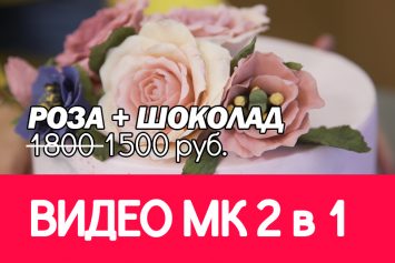 АКЦИЯ! 2 в 1: пластичный шоколад и роза АКЦИЯ! 2 в 1: пластичный шоколад и роза