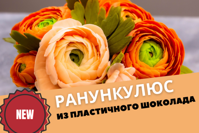 ВИДЕО МК по шоколадному ранункулюсу (лютику) ВИДЕО МК по шоколадному ранункулюсу (лютику)