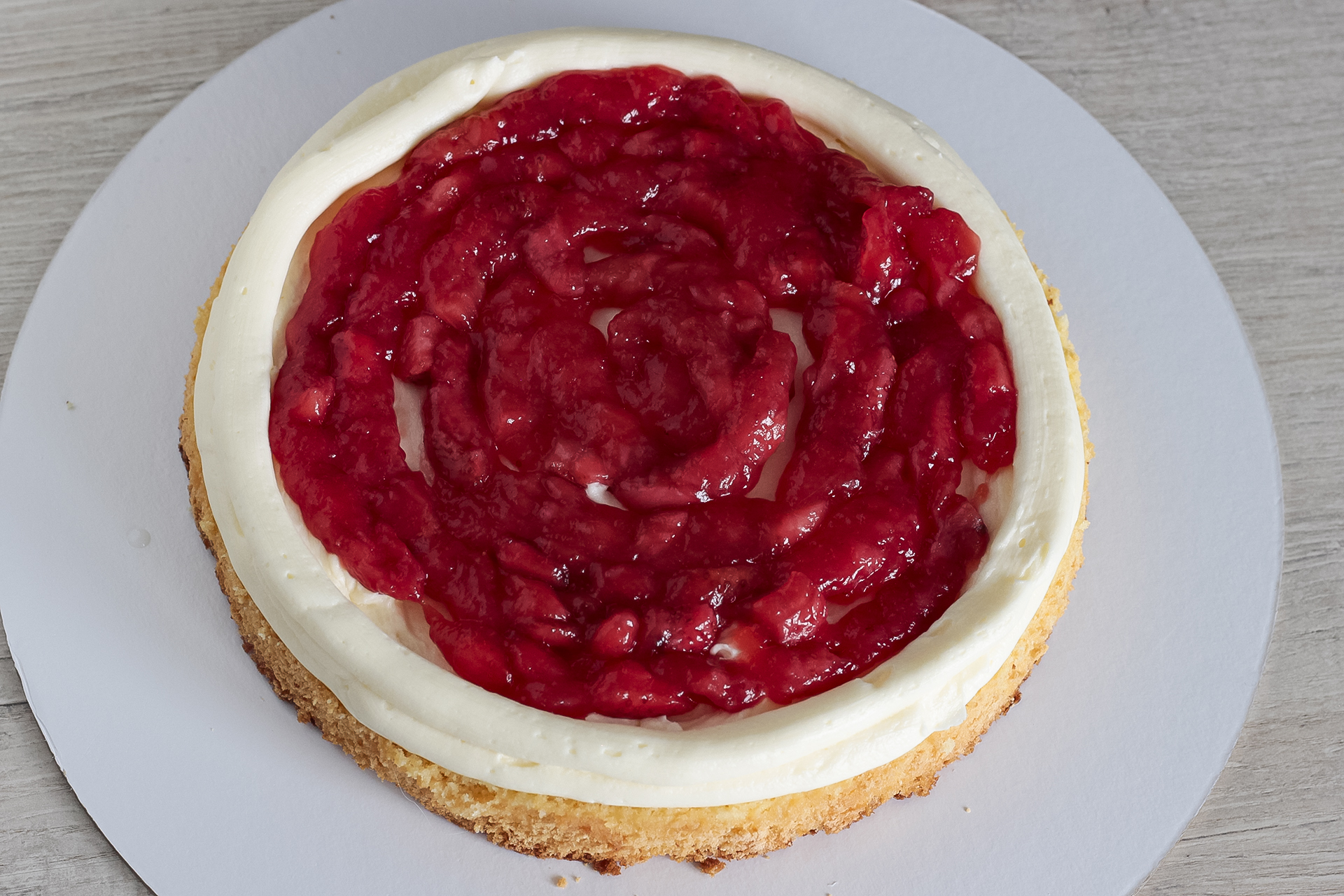 Сборка торта сердце