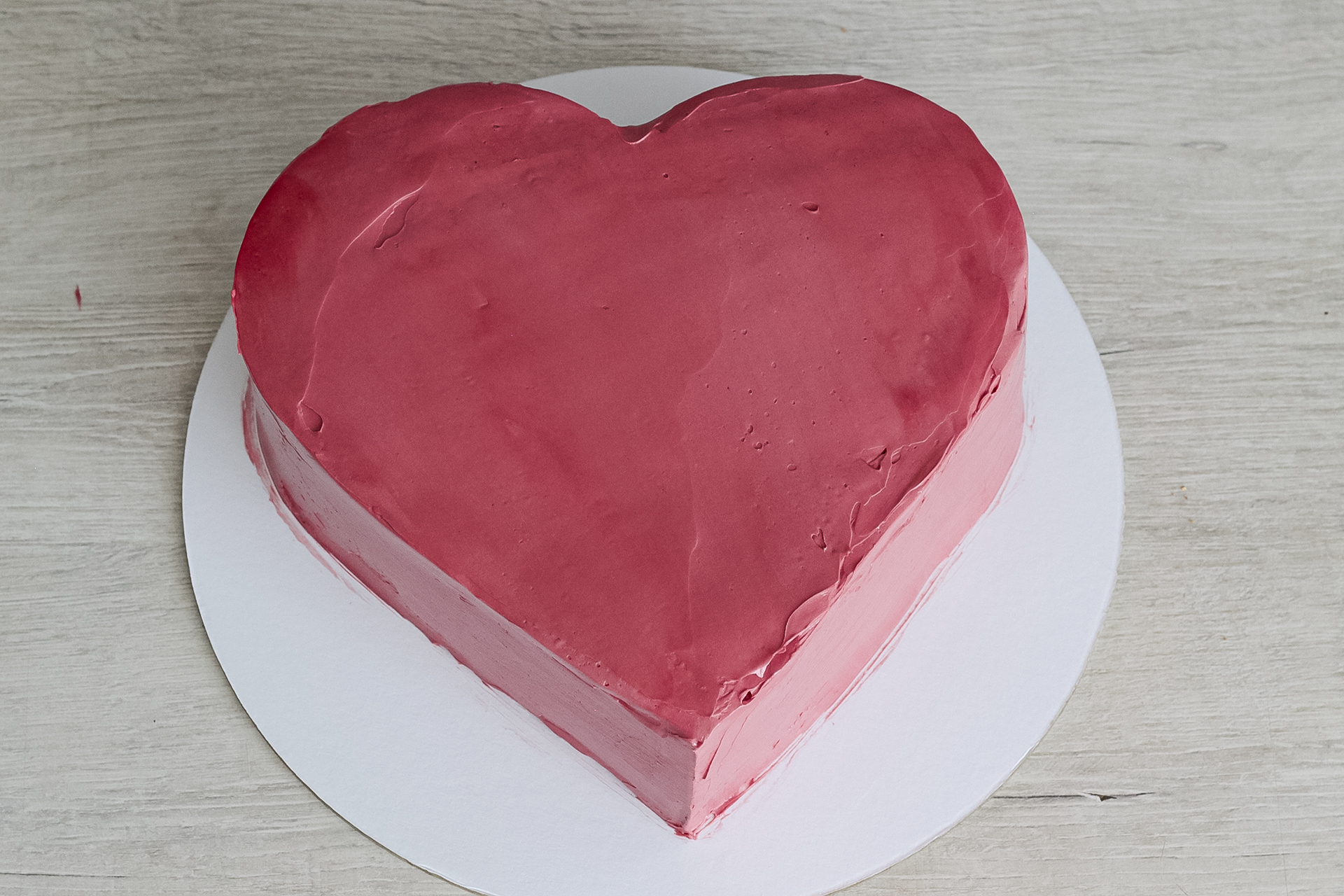 Декор торта сердце в стиле ламбет